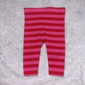 3 for $10 Joe Fresh Pink and Red Striped Kids Leggings